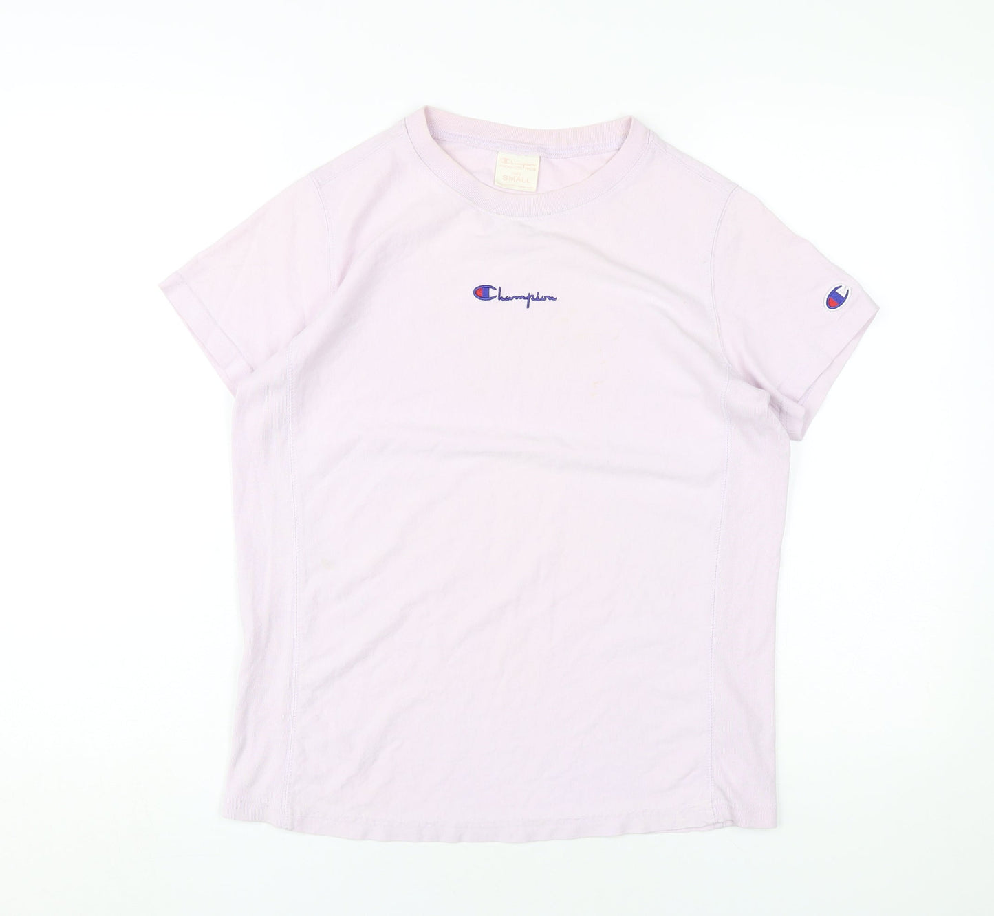 Womens UK Size S Champion Pink Basic T-Shirt