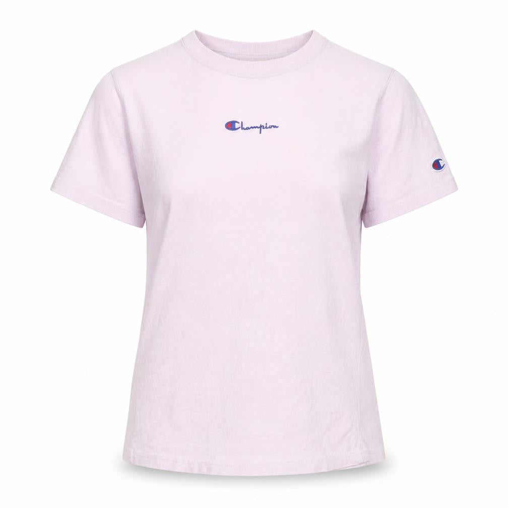 Womens UK Size S Champion Pink Basic T-Shirt