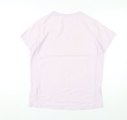 Womens UK Size S Champion Pink Basic T-Shirt
