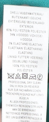 Alexon Women's Green Cropped Blazer, Size 10, Elegant Formal