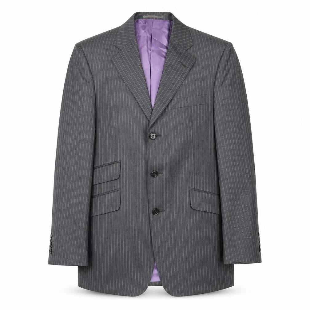Mens UK Size 38 Aquascutum Regular Grey Suit Jacket