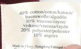 Laura Ashley Women's Red Short Sleeve Knit Blouse UK 14