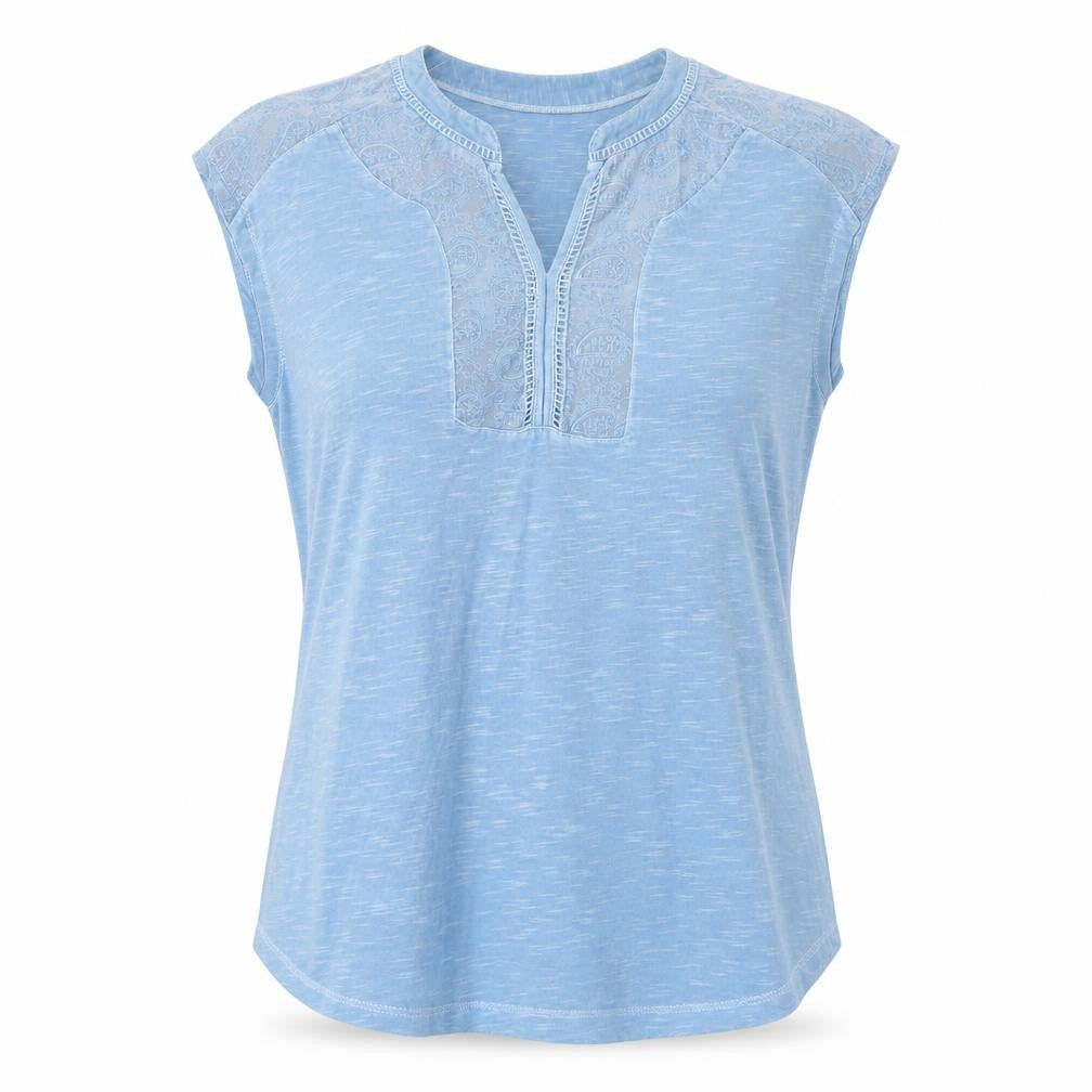 Womens UK Size 8 Laura Ashley Blue Basic Blouse