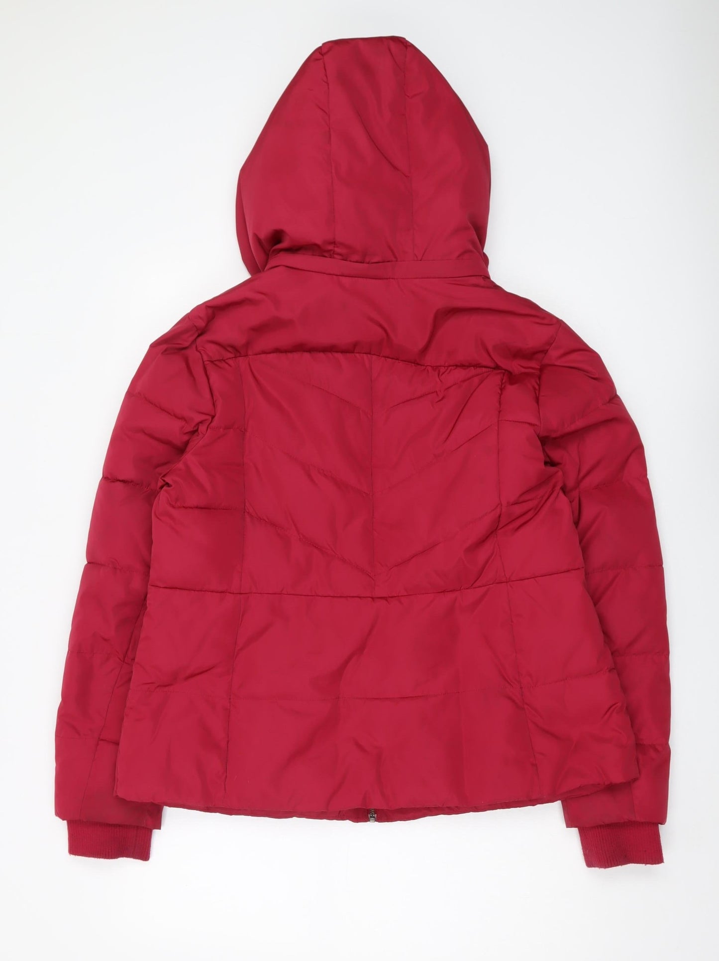 Womens UK Size L Marks and Spencer Red Puffer Jacket