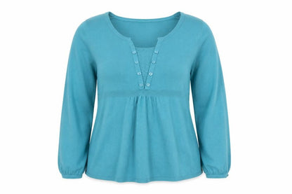 Womens UK Size 14 Marks and Spencer Blue Pullover Jumper