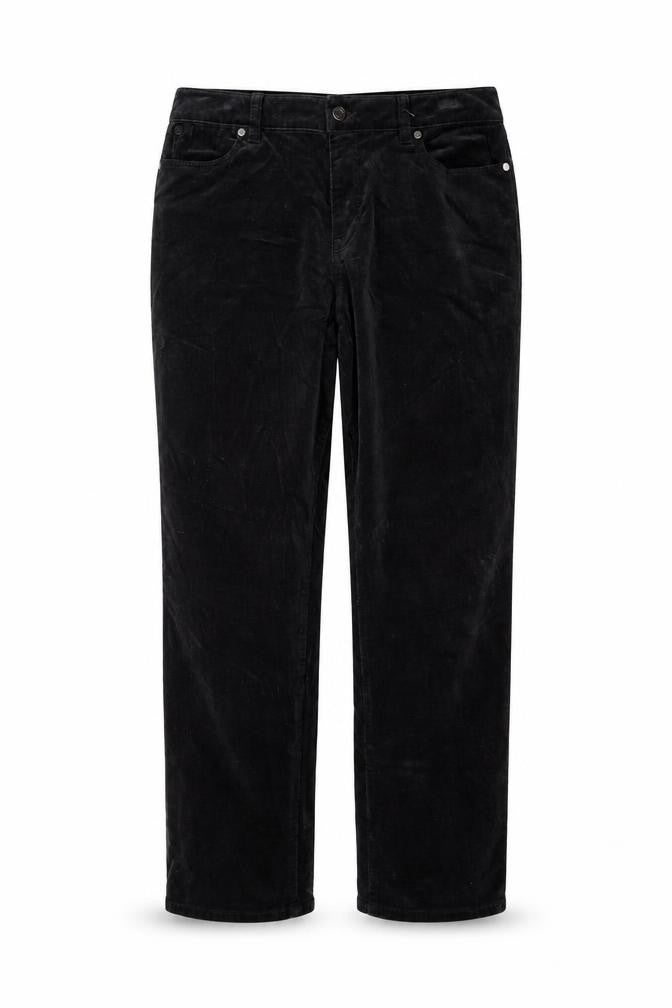 Womens UK Size 10 Talbots Regular Fit Straight Black Trousers