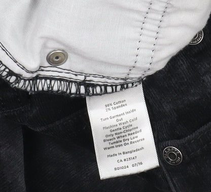Womens UK Size 10 Talbots Regular Fit Straight Black Trousers