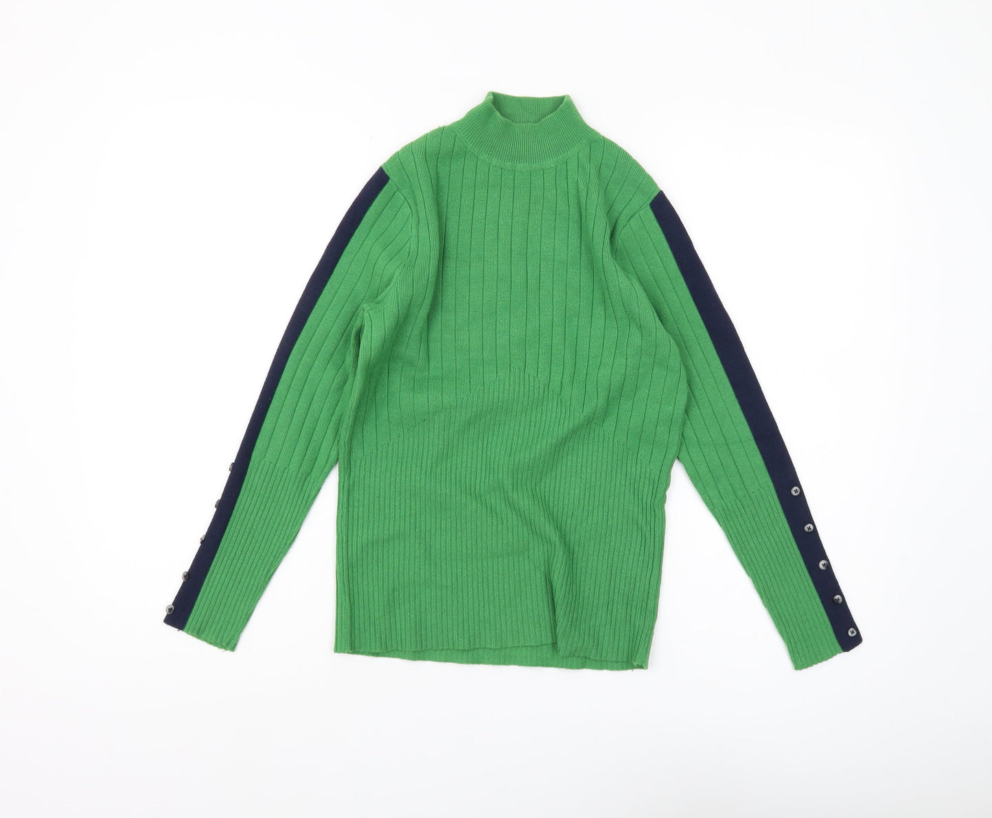 Womens UK Size 10 Marks and Spencer Green Pullover Jumper
