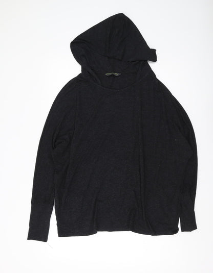 Blooming Marvellous Women's Black Pullover Hoodie, L, Casual
