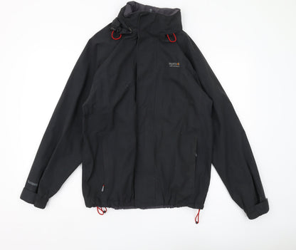 Mens UK Size S Regatta Black Windbreaker Coat