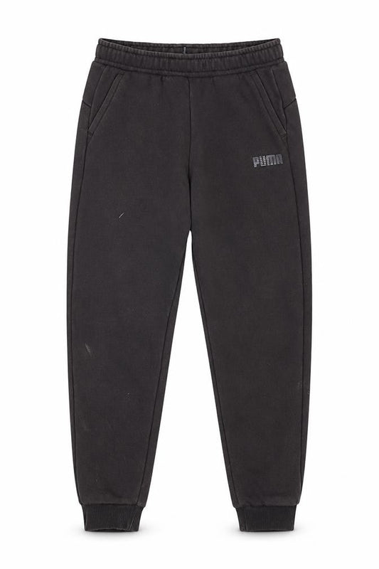Puma Boys Black Jogger Trousers Size 7-8 Years