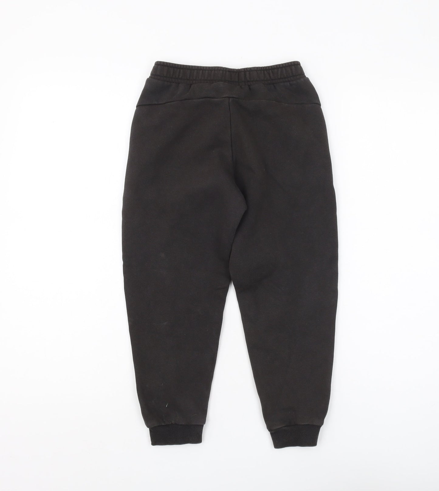 Puma Boys Black Jogger Trousers Size 7-8 Years
