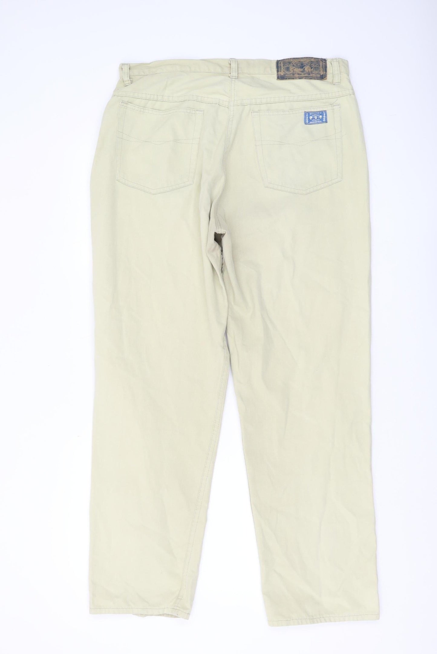 Casual Club Men's Beige Straight Jeans Size 36