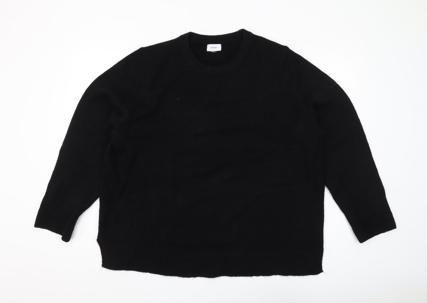 Womens UK Size XL Old Navy Black Pullover Jumper