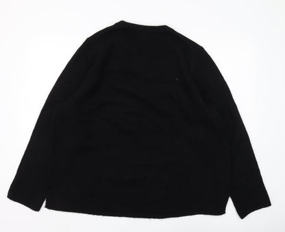 Womens UK Size XL Old Navy Black Pullover Jumper