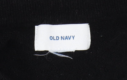 Womens UK Size XL Old Navy Black Pullover Jumper