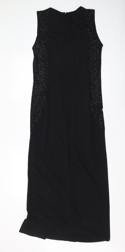 Windsmoor Women's Black Midi Sheath Dress, Size 14