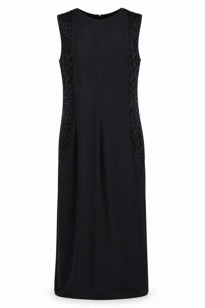 Windsmoor Women's Black Midi Sheath Dress, Size 14