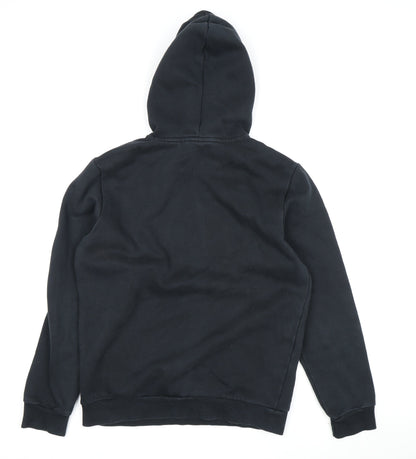 Mens UK Size S PUMA Black Pullover Hoodie