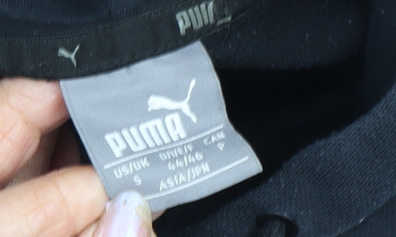 Mens UK Size S PUMA Black Pullover Hoodie