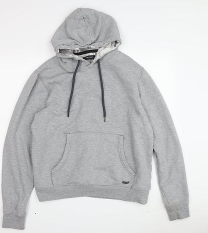 Guide London Men's Grey Pullover Hoodie Size L