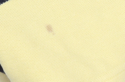 Tyrwhitt Men Yellow Striped Polo Shirt M Casual