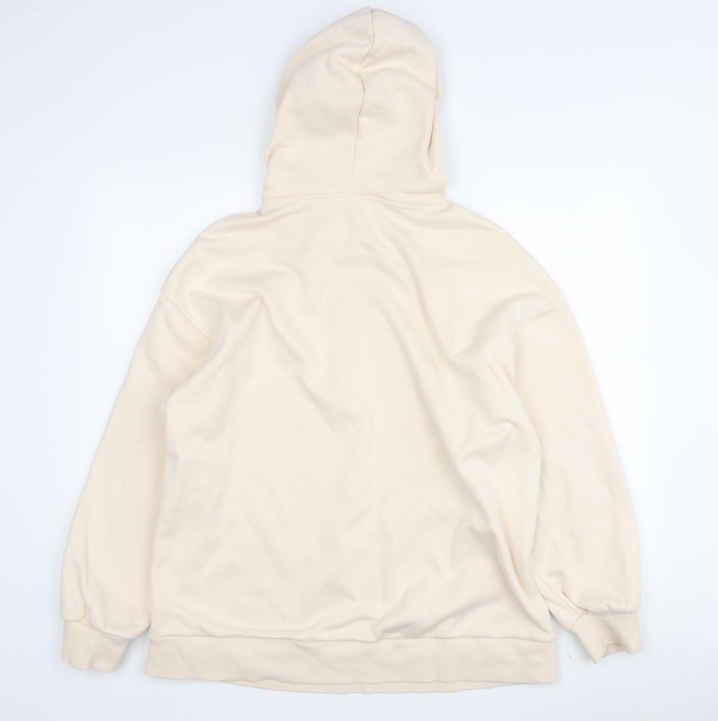 Vision Women's Beige Pullover Hoodie, L, Casual, Relaxed Fit