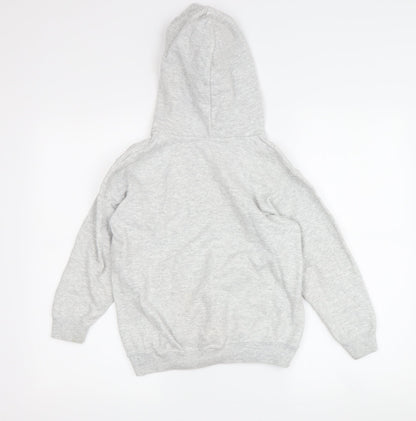 Leicester City FC Girls Grey Hoodie, Size 7-8, Pullover Style