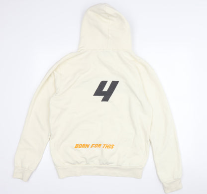 PrettyLittleThing Women's Ivory Hoodie S