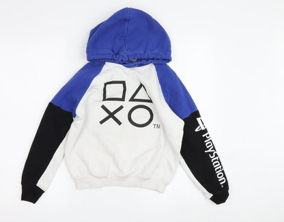 H&M Boys Blue PlayStation Hoodie 8-10 Years