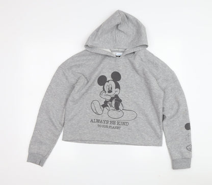 Disney at George Teens Grey Hoodie 12 - Pullover, Casual