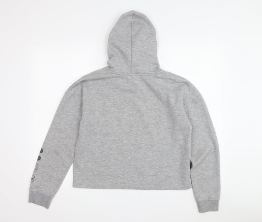 Back view of Disney at George Teens Grey Hoodie 12 - Pullover, Casual