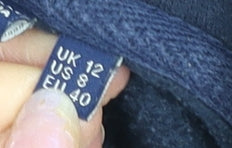 Superdry Women's Blue Hoodie Size 12 - Casual Pullover