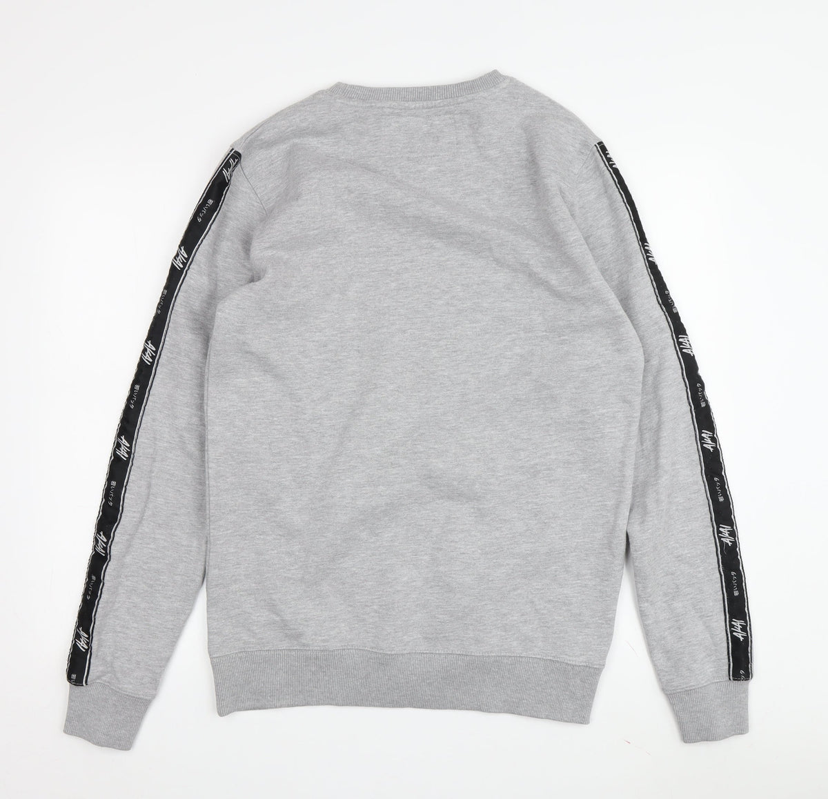 Back view of AKAI Men's Grey Pullover Sweatshirt Small