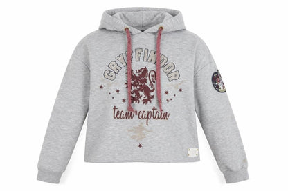 Womens UK Size S Harry Potter Grey Pullover Hoodie