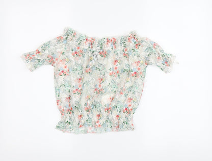 New Look Women's Floral Off Shoulder Blouse M