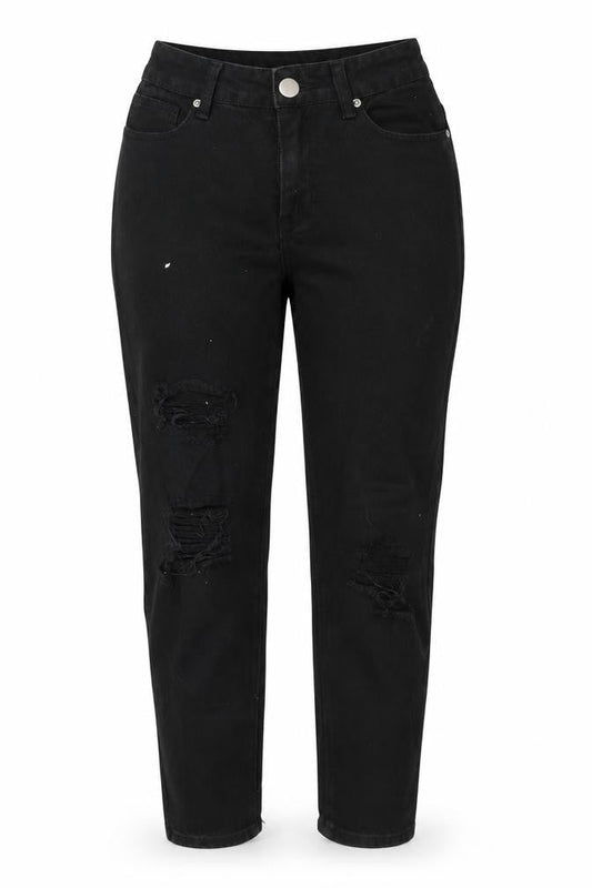Womens UK Size 6 Boohoo Slim Fit Skinny Black Jeans