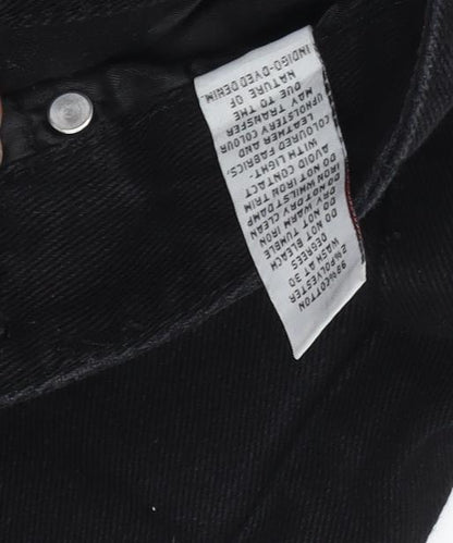 Boohoo Women's Black Skinny Distressed Jeans Size 6