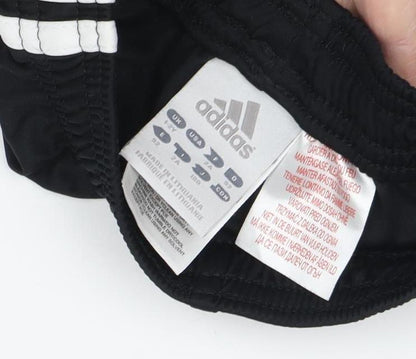 Adidas Unisex Black Sports Shorts - Size 10-12