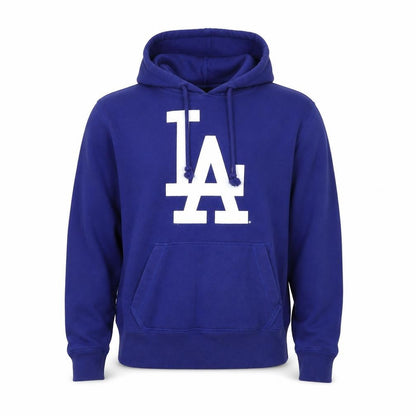 47 Men's Blue Pullover Hoodie M with Logo