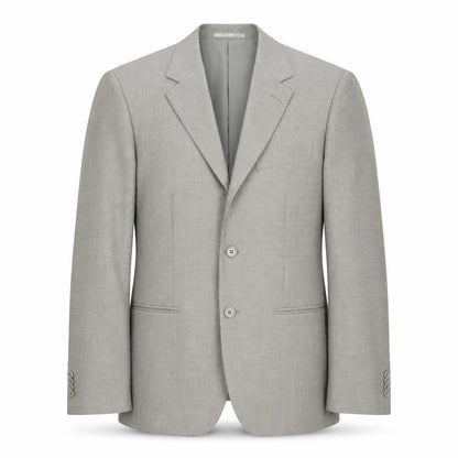 Dan John Men's Grey Blazer, Size 46, Formal Classic Style