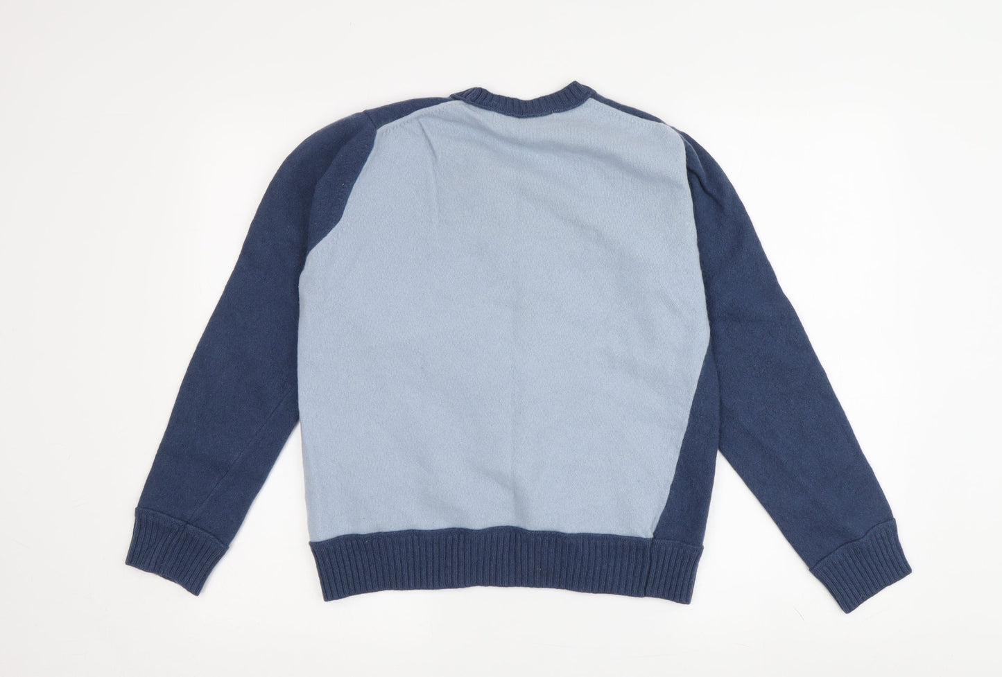 French Connection Boys Blue M Pullover Jumper Wool Blend