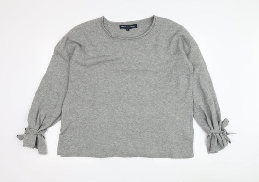 Womens UK Size S French Connection Grey Pullover Jumper