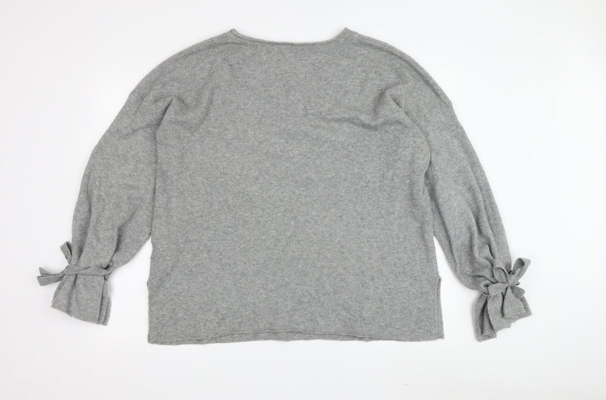 Womens UK Size S French Connection Grey Pullover Jumper