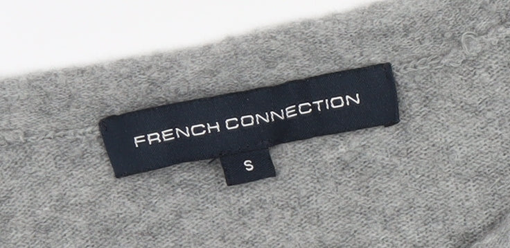 Womens UK Size S French Connection Grey Pullover Jumper
