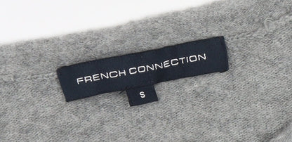 Womens UK Size S French Connection Grey Pullover Jumper