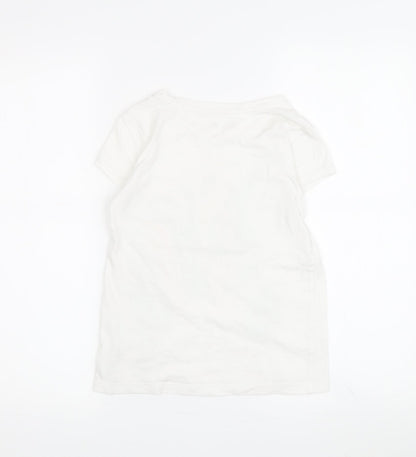 GAP Girls Unicorn T-Shirt, White Multicoloured, Size L