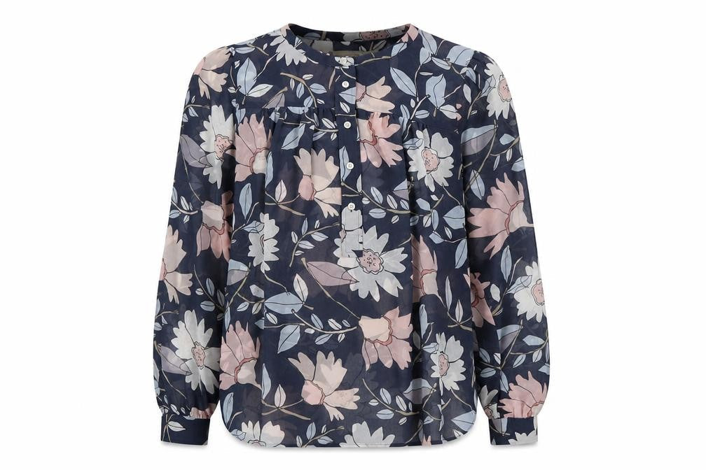Womens UK Size S LOFT Multicoloured Basic Blouse