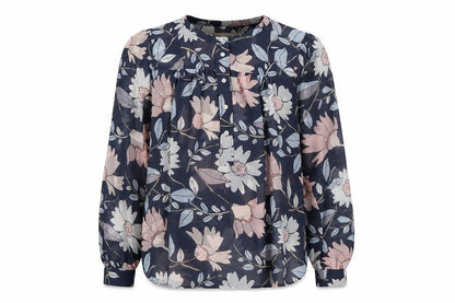Womens UK Size S LOFT Multicoloured Basic Blouse