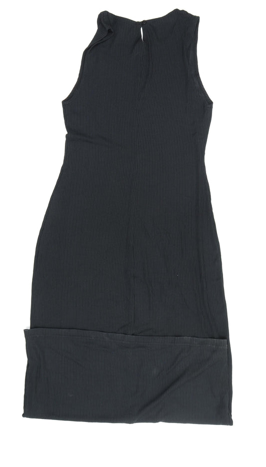 Wallis Women's Black Sleeveless Dress Size 14